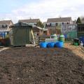Potato Bed on Plot 5, Nearly Done