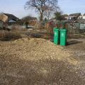 Wood Chippings on the Site