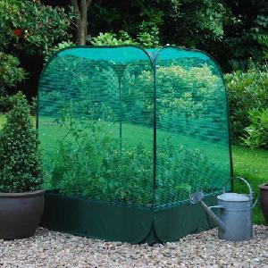 Large Raised Bed with Pop Up Net Cover from Raised Bed Kits, Wooden