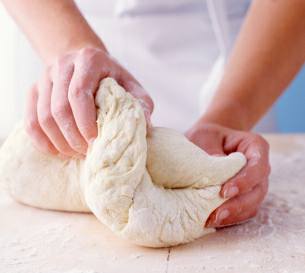 Baking Bread - Mixing The Dough